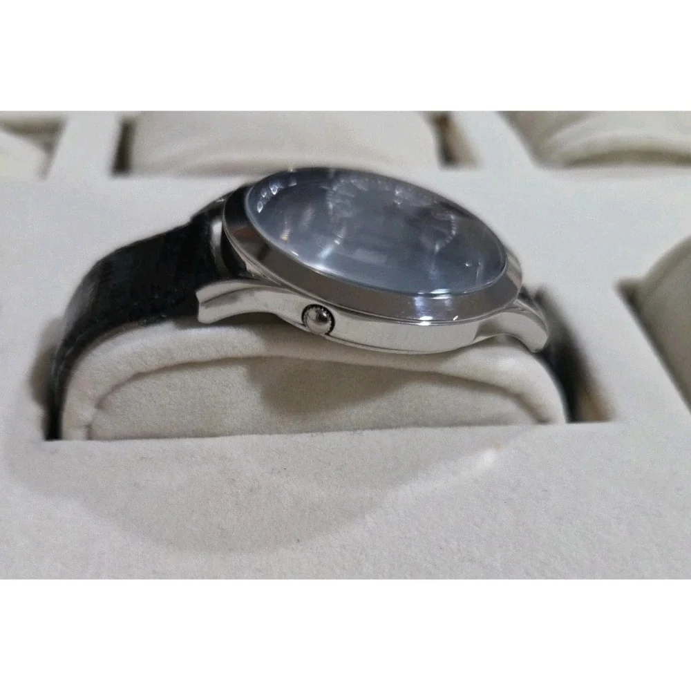 Croton Dual Time Japan MVT Genuine Lizard Band‎